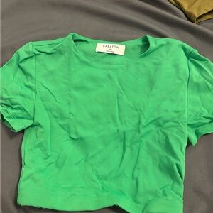 Babaton Green Cropped Top